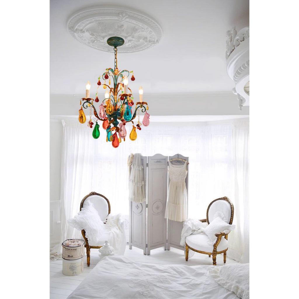 Lampadario Frutti Bordeaux