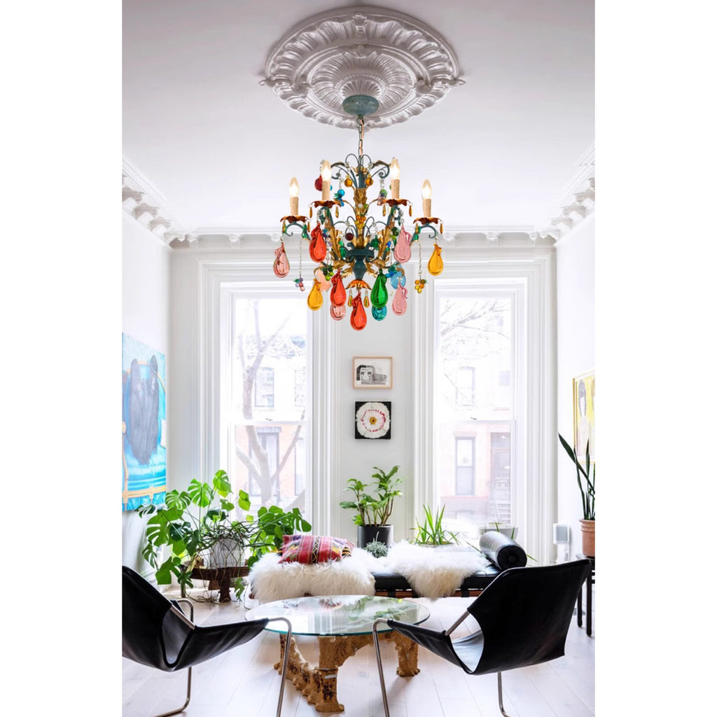 Lampadario Frutti Bordeaux