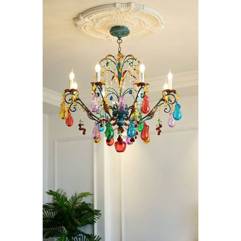 Lampadario Frutti Bordeaux