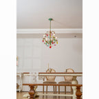 Lampadario Frutti Bordeaux