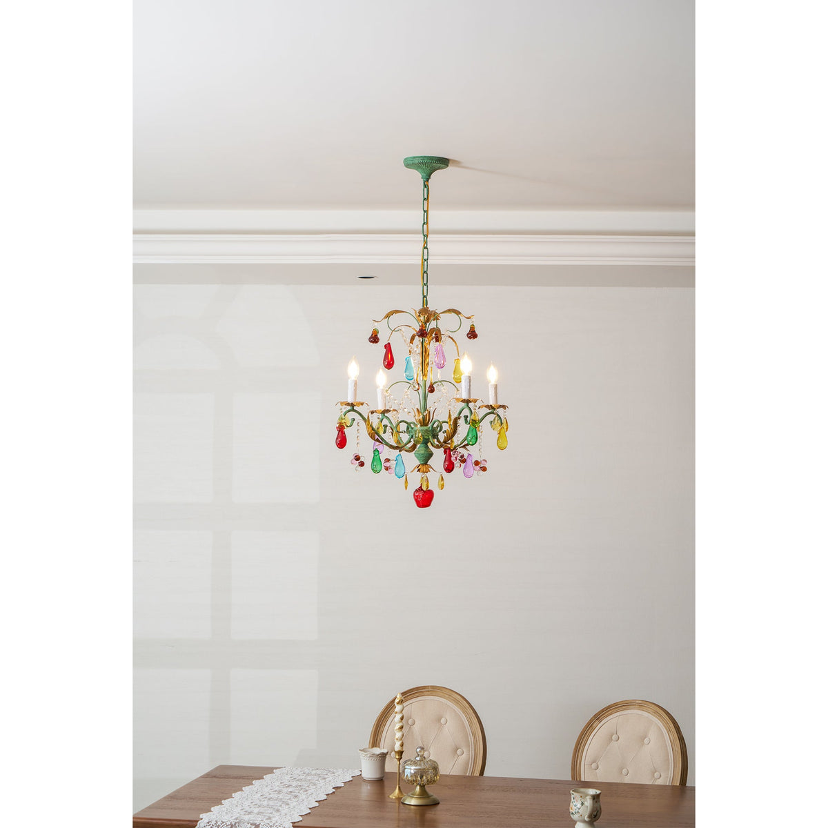 Lampadario Frutti Bordeaux