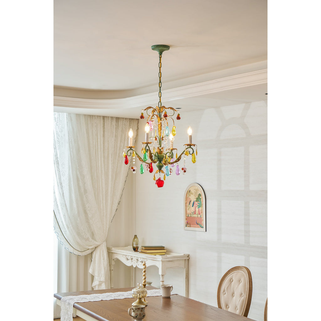 Lampadario Frutti Bordeaux