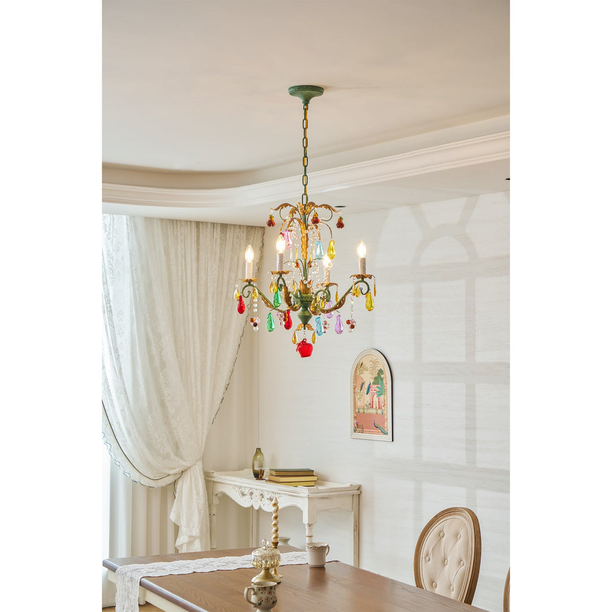 Lampadario Frutti Bordeaux