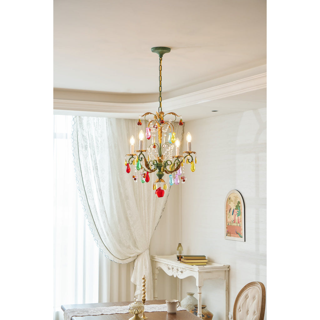 Lampadario Frutti Bordeaux