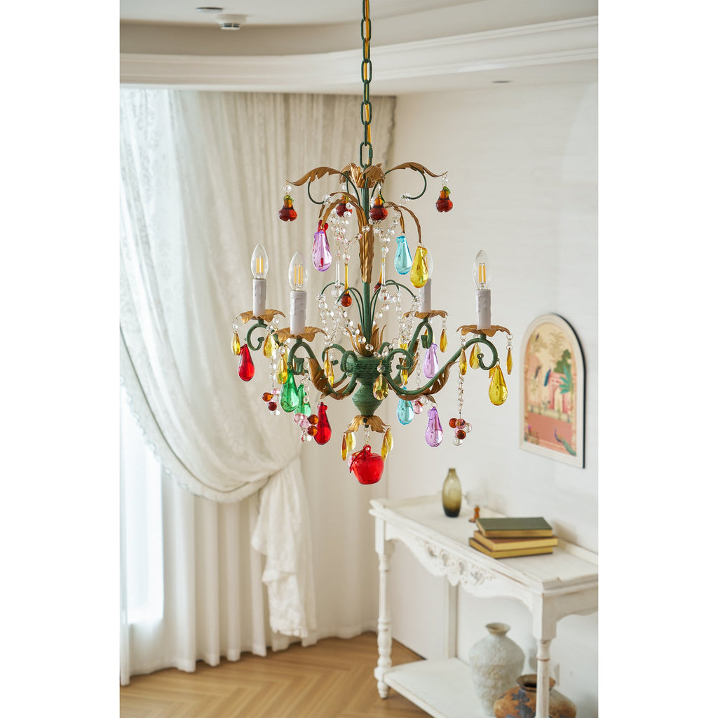 Lampadario Frutti Bordeaux