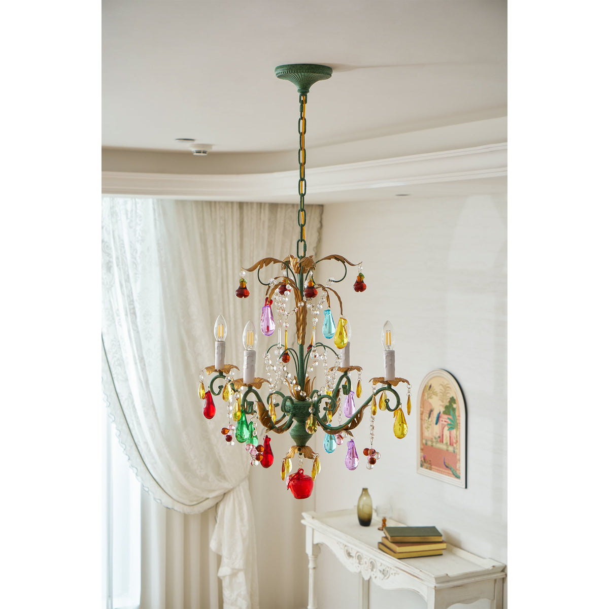 Lampadario Frutti Bordeaux