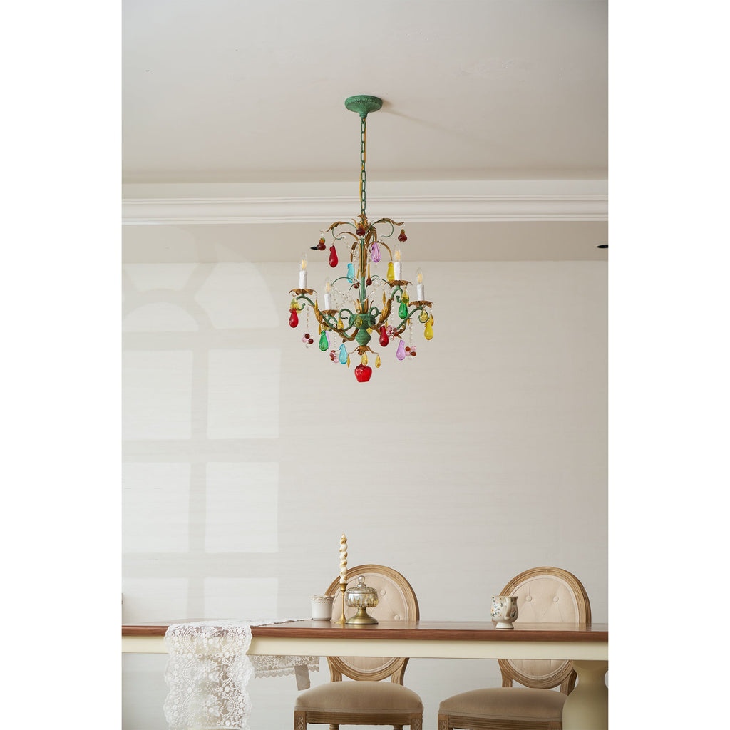 Lampadario Frutti Bordeaux