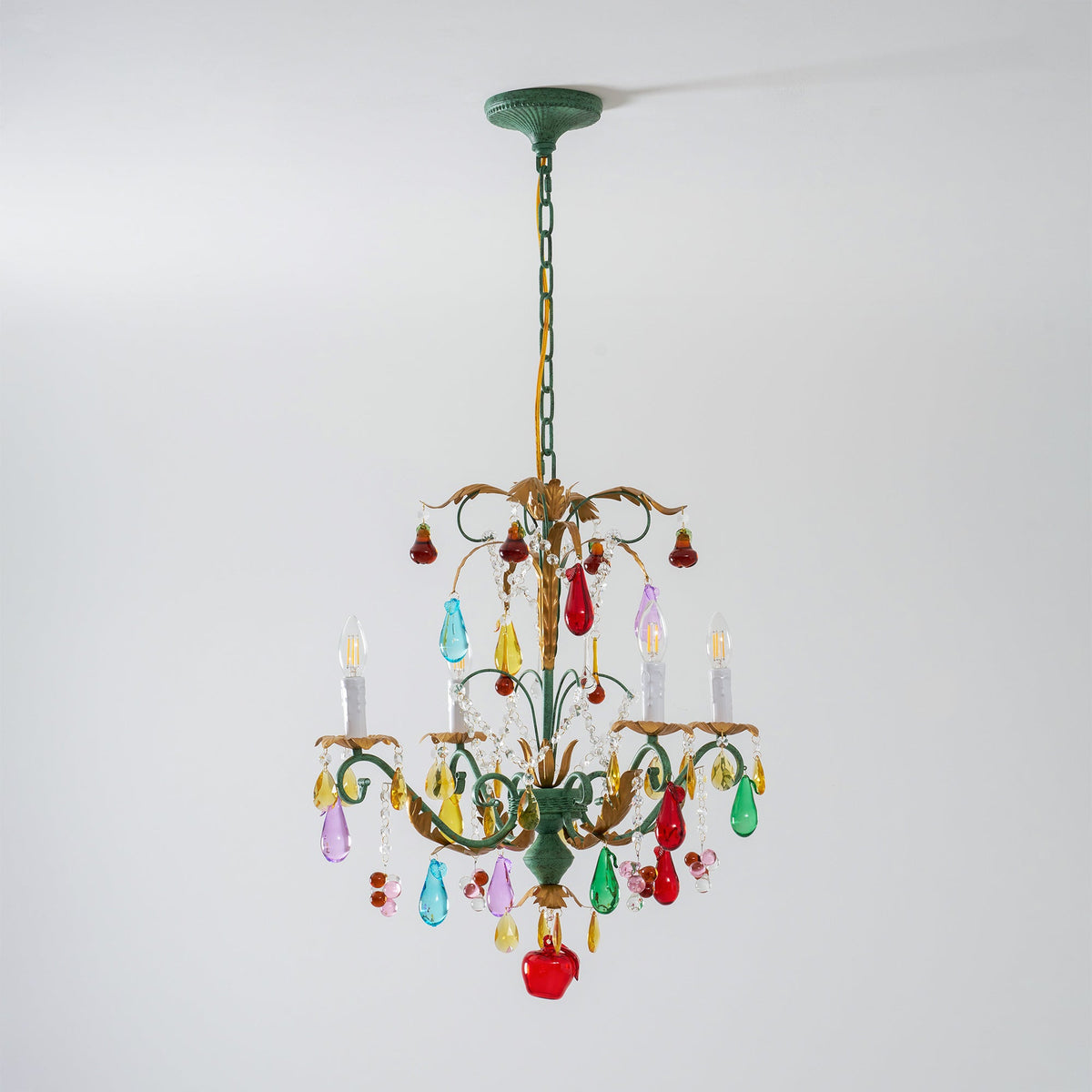 Lampadario Frutti Bordeaux