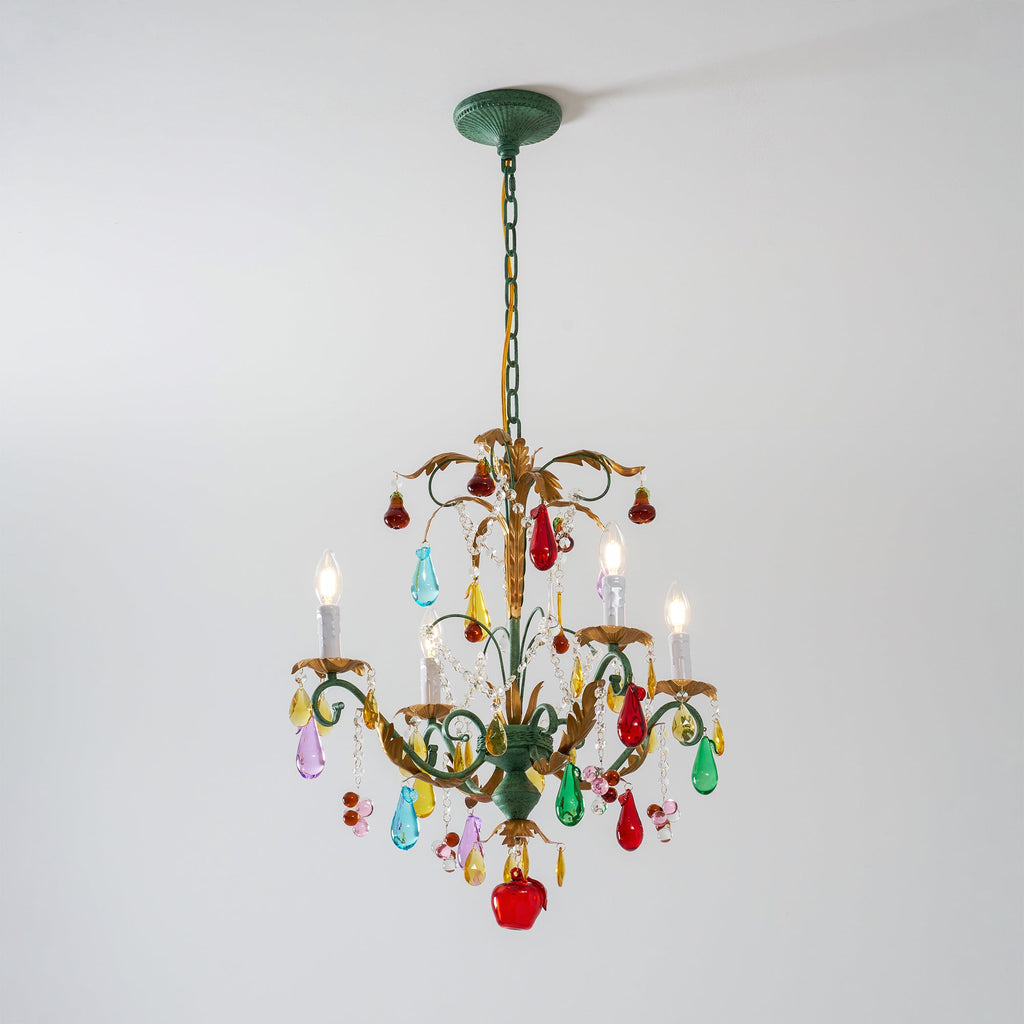 Lampadario Frutti Bordeaux
