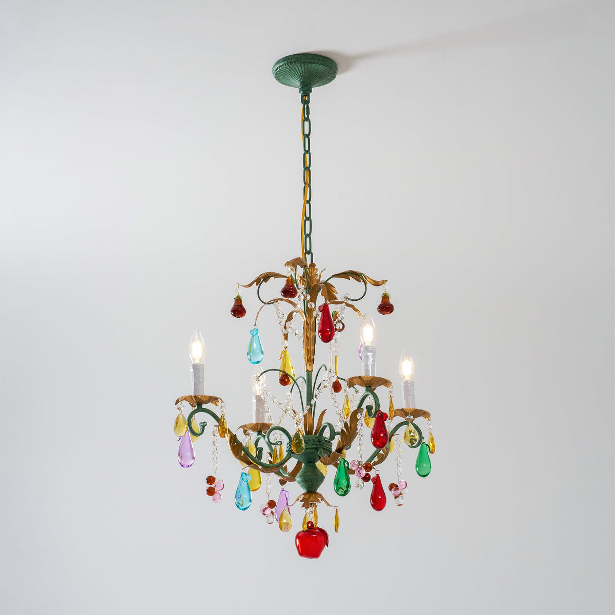 Lampadario Frutti Bordeaux