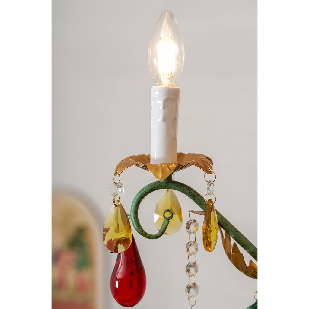 Lampadario Frutti Bordeaux