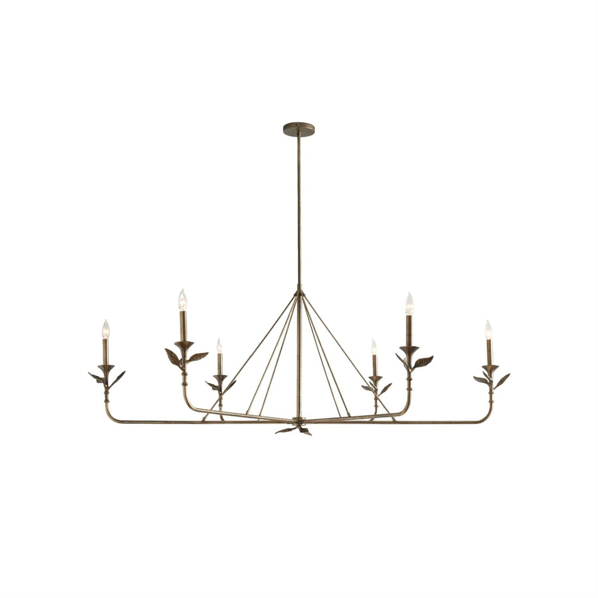 Lampadario a Foglie Ramificate