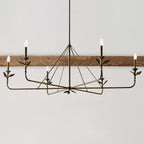Lampadario a Foglie Ramificate