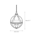 Svela Vintage Industrial Glass Pendant Light