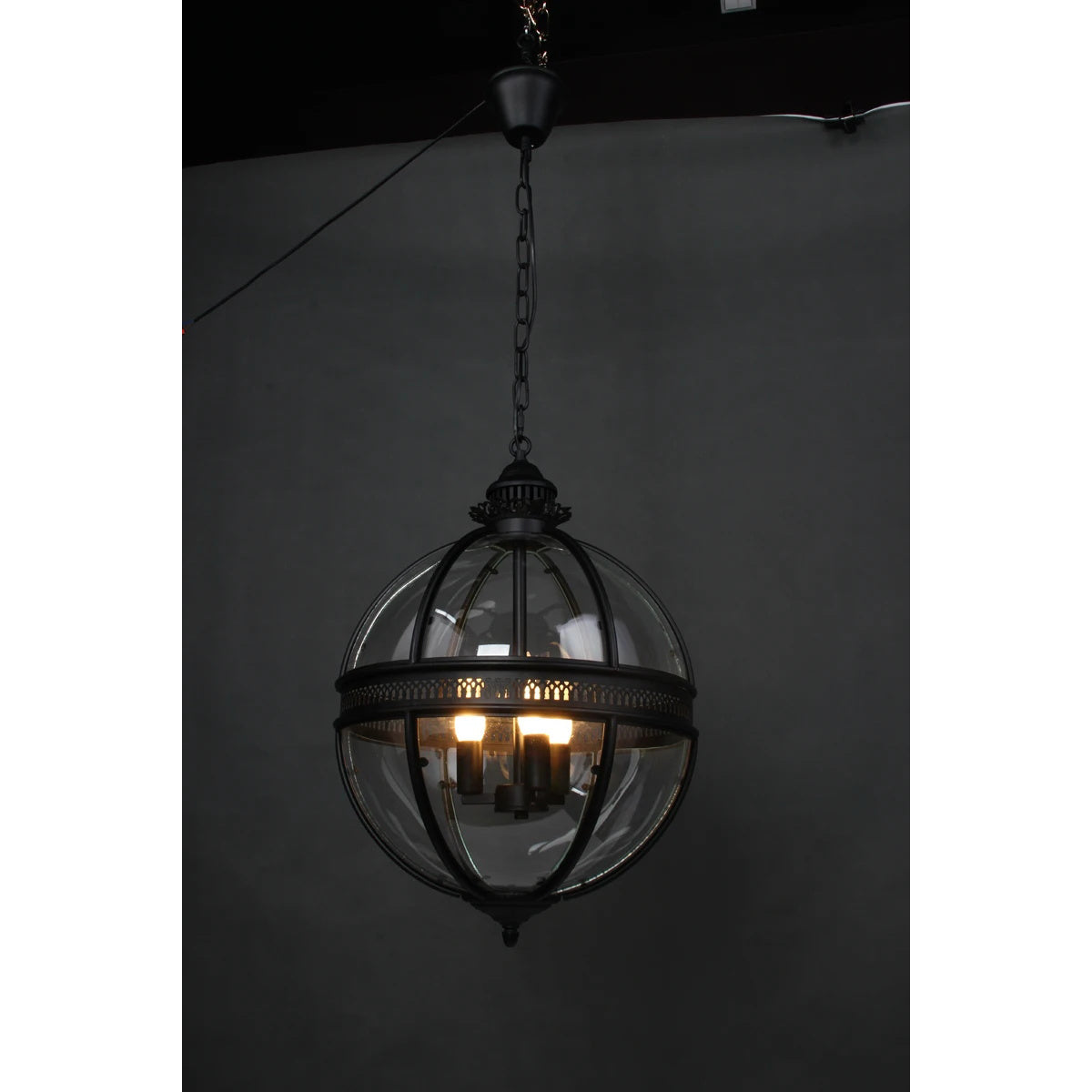Svela Vintage Industrial Glass Pendant Light