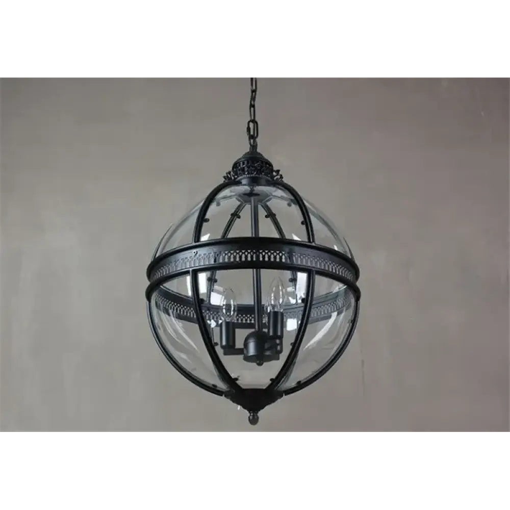 Svela Vintage Industrial Glass Pendant Light
