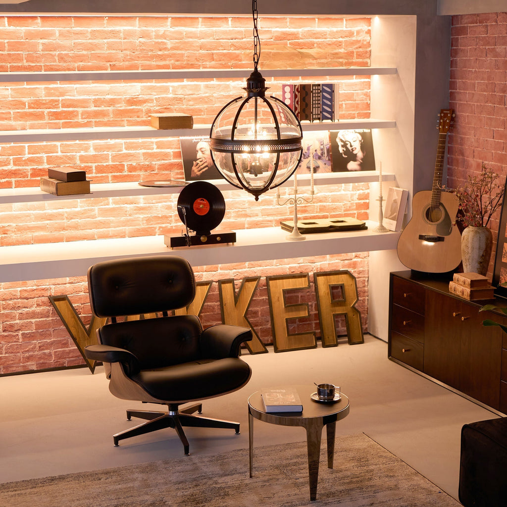 Svela Vintage Industrial Glass Pendant Light