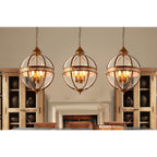 Svela Vintage Industrial Glass Pendant Light