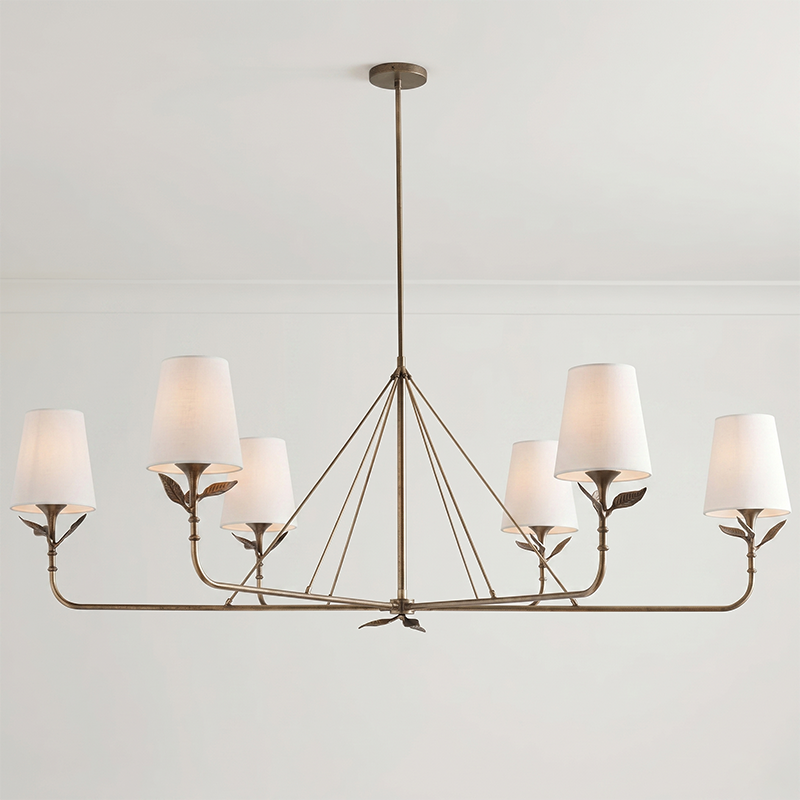 Lampadario a Foglie Ramificate