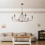Lampadario a Foglie Ramificate