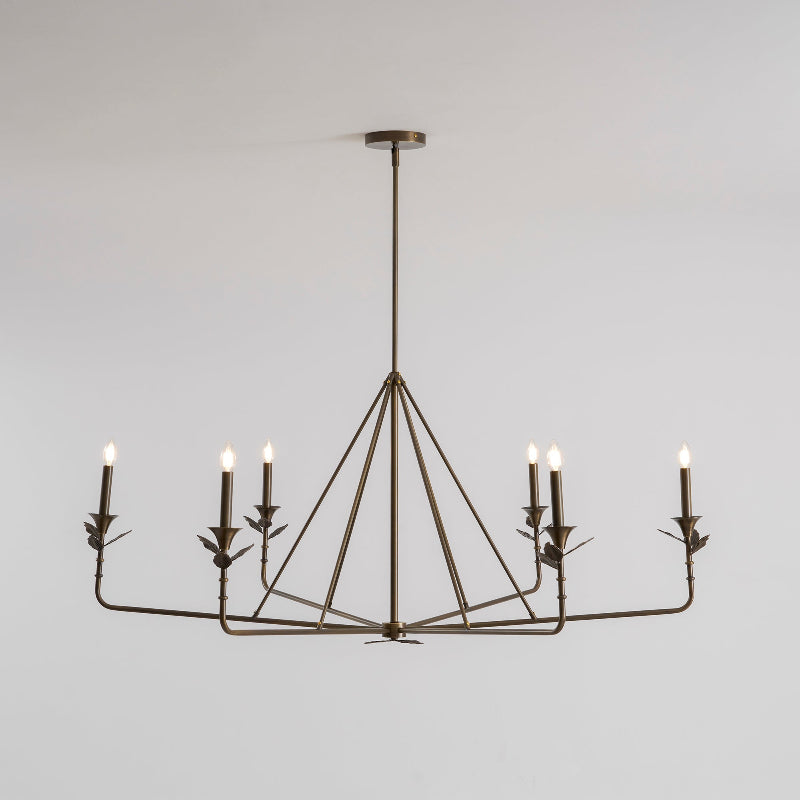 Lampadario a Foglie Ramificate