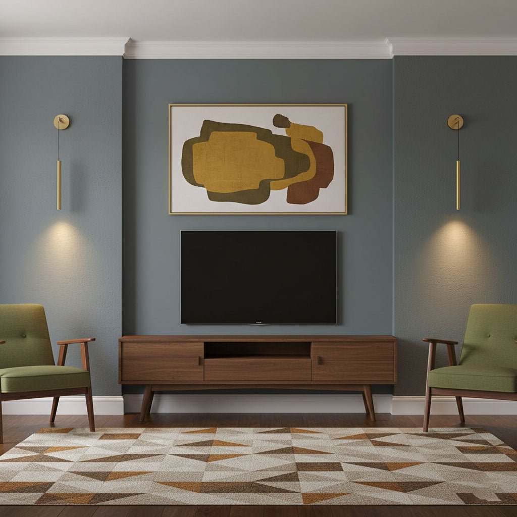 Lampada da Parete in Ottone Lineare