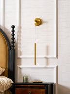 Lampada da Parete in Ottone Lineare