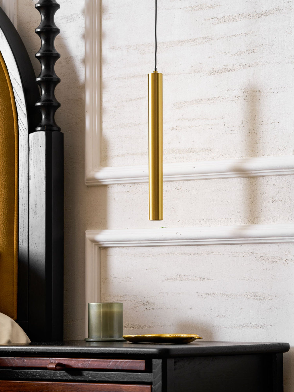 Lampada da Parete in Ottone Lineare