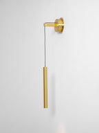 Lampada da Parete in Ottone Lineare