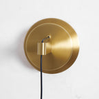 Lampada da Parete in Ottone Lineare