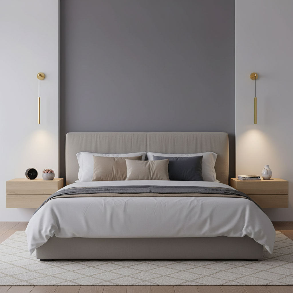 Lampada da Parete in Ottone Lineare