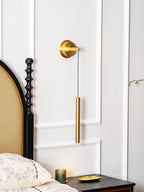 Lampada da Parete in Ottone Lineare