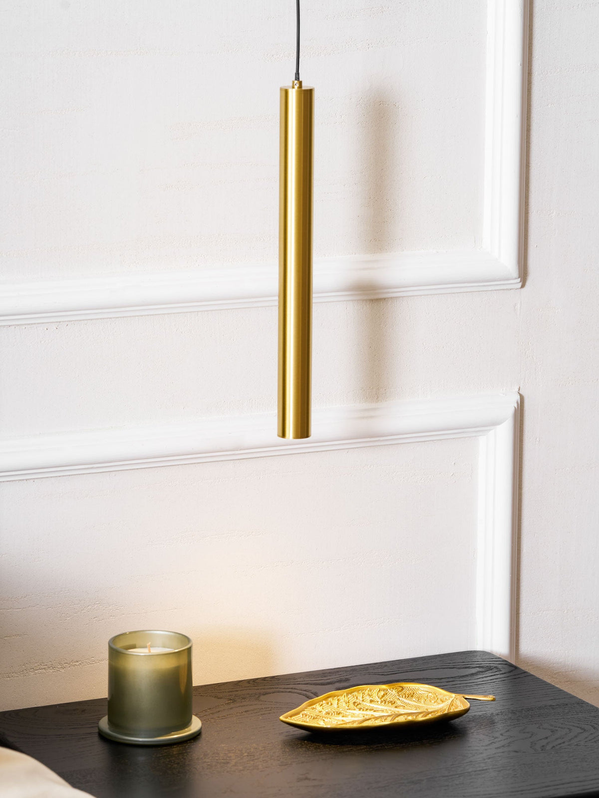 Lampada da Parete in Ottone Lineare