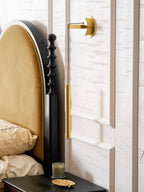 Lampada da Parete in Ottone Lineare