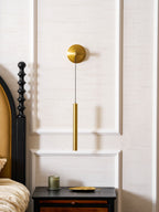 Lampada da Parete in Ottone Lineare