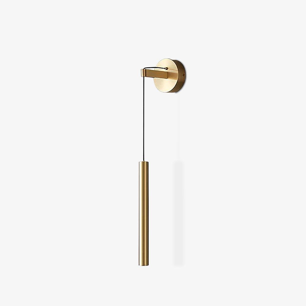 Lampada da Parete in Ottone Lineare