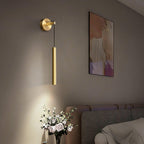 Lampada da Parete in Ottone Lineare