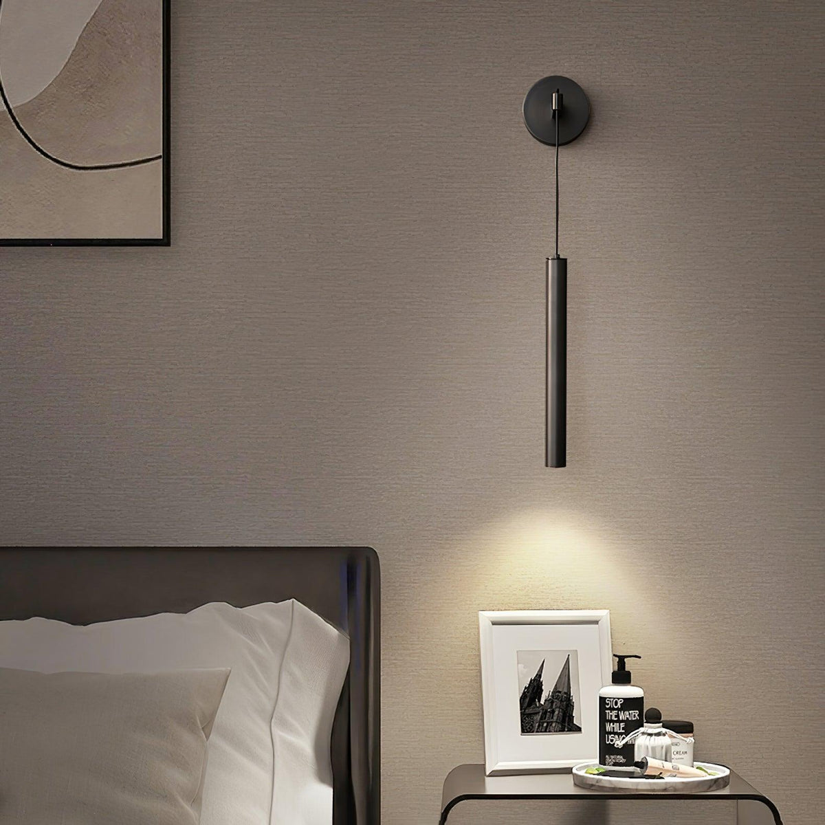 Lampada da Parete in Ottone Lineare