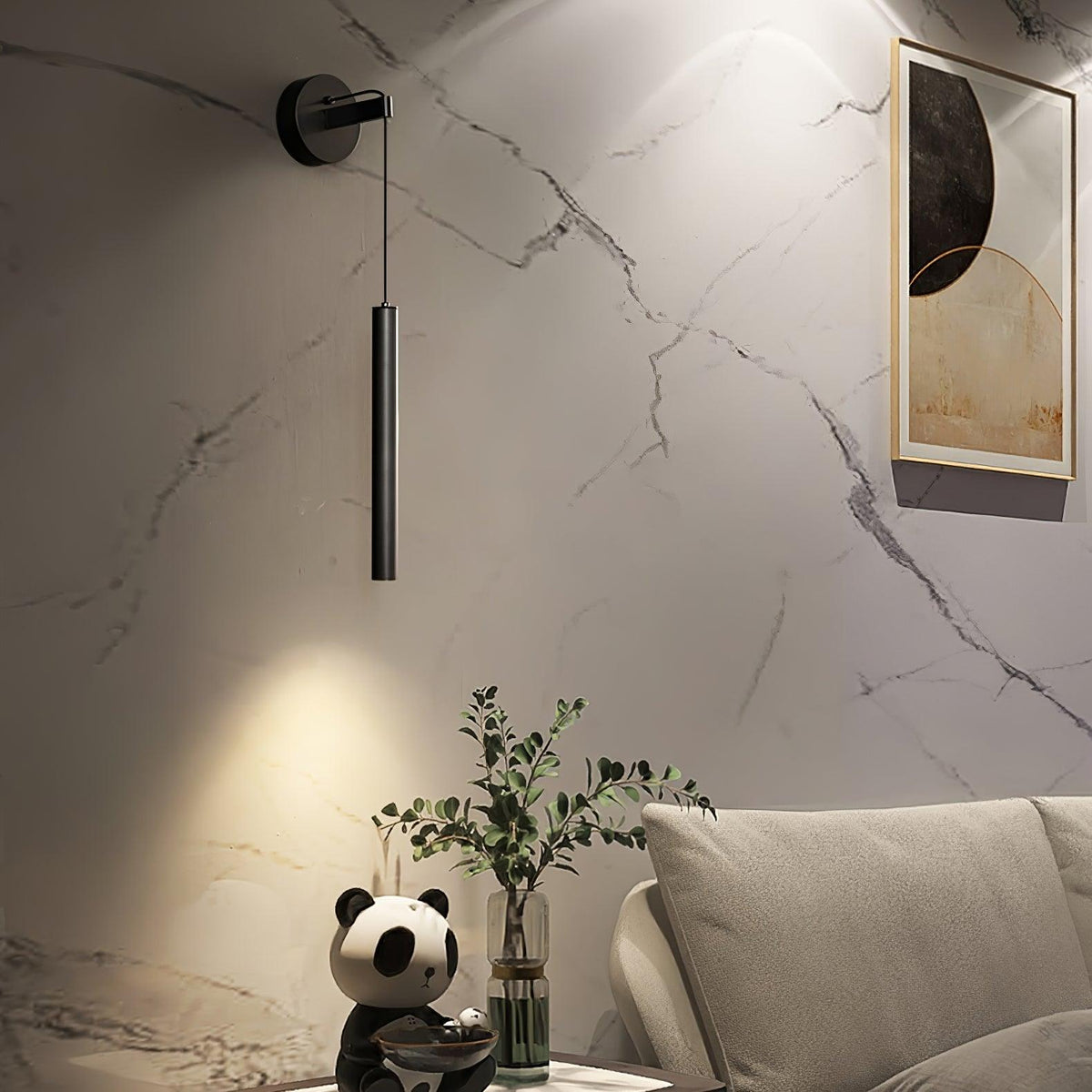 Lampada da Parete in Ottone Lineare