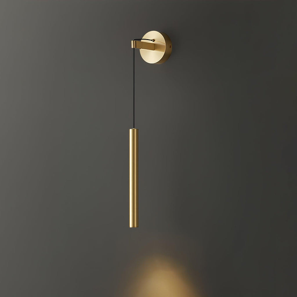 Lampada da Parete in Ottone Lineare