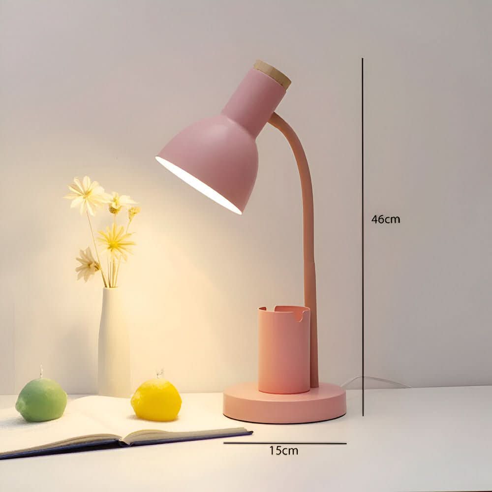 Strahlwächter – Lampada da tavolo a LED con portapenne per ordine e stile