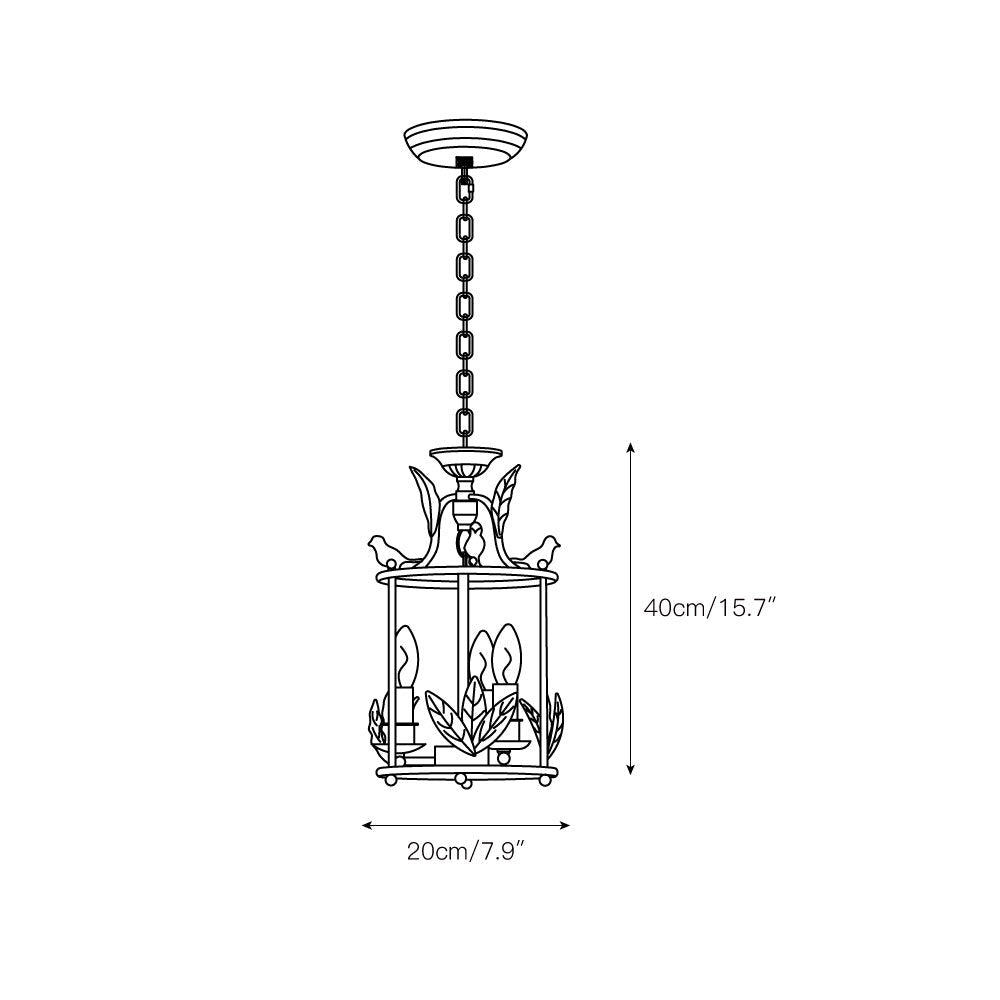 Lampada a Sospensione Lantern di Brighton