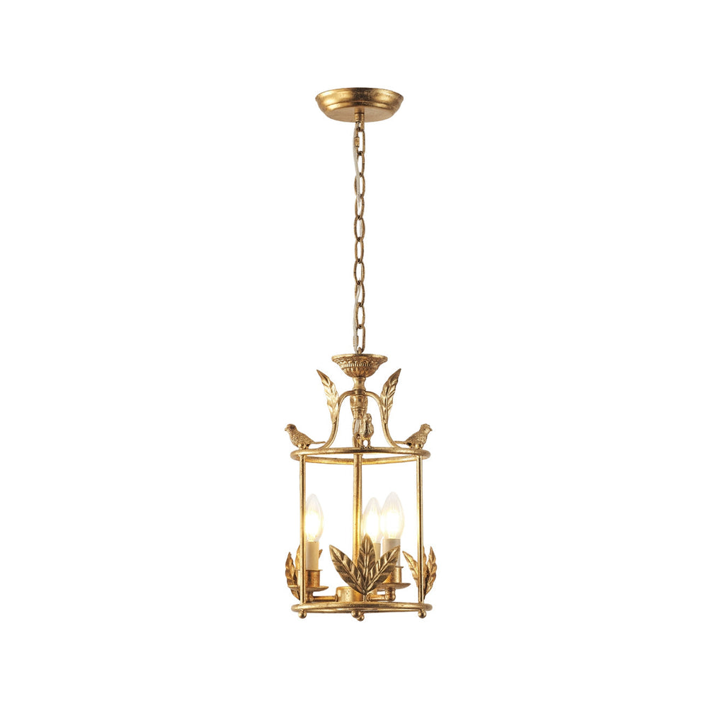 Lampada a sospensione industriale vintage Hylite in oro