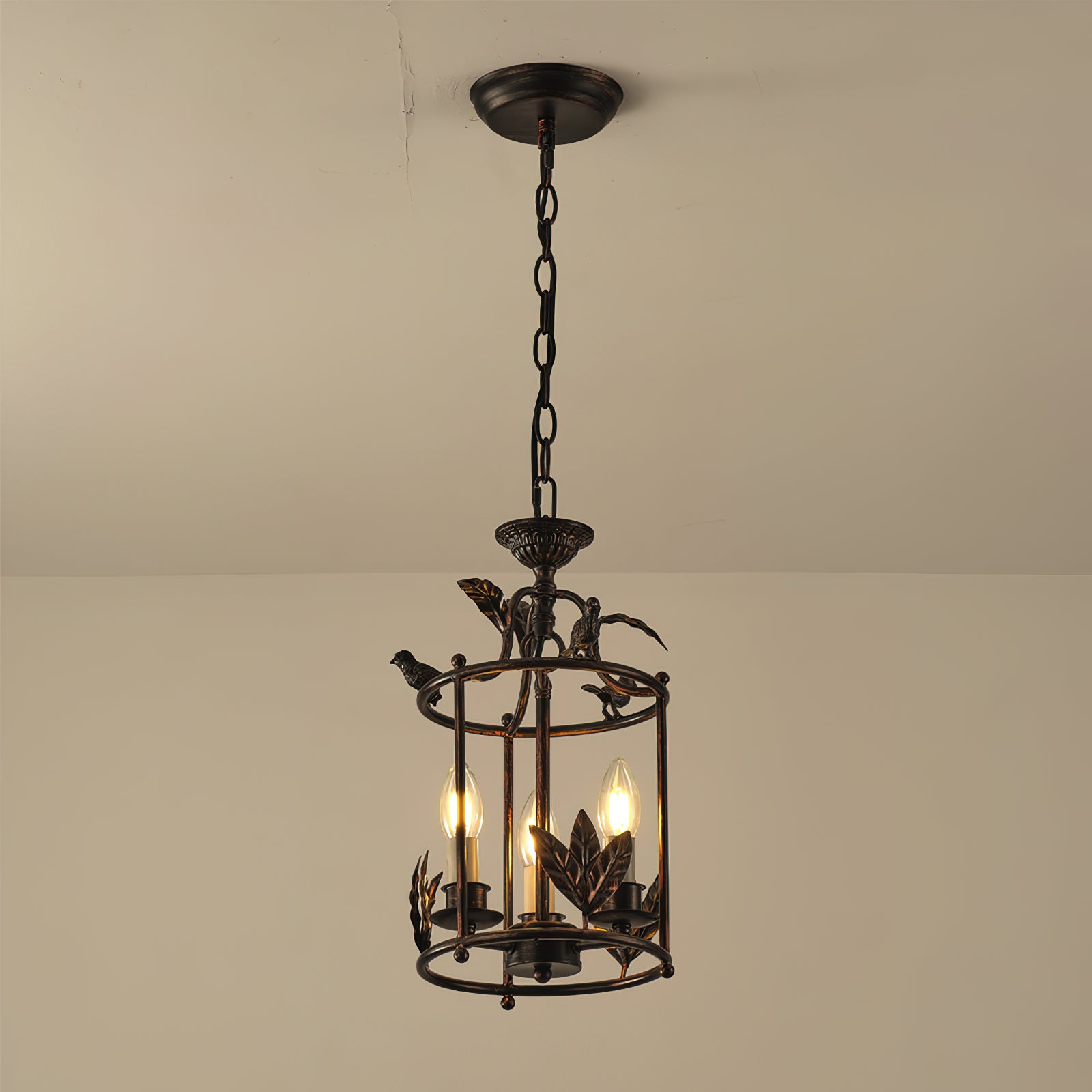 Lampada a sospensione industriale vintage Hylite in oro