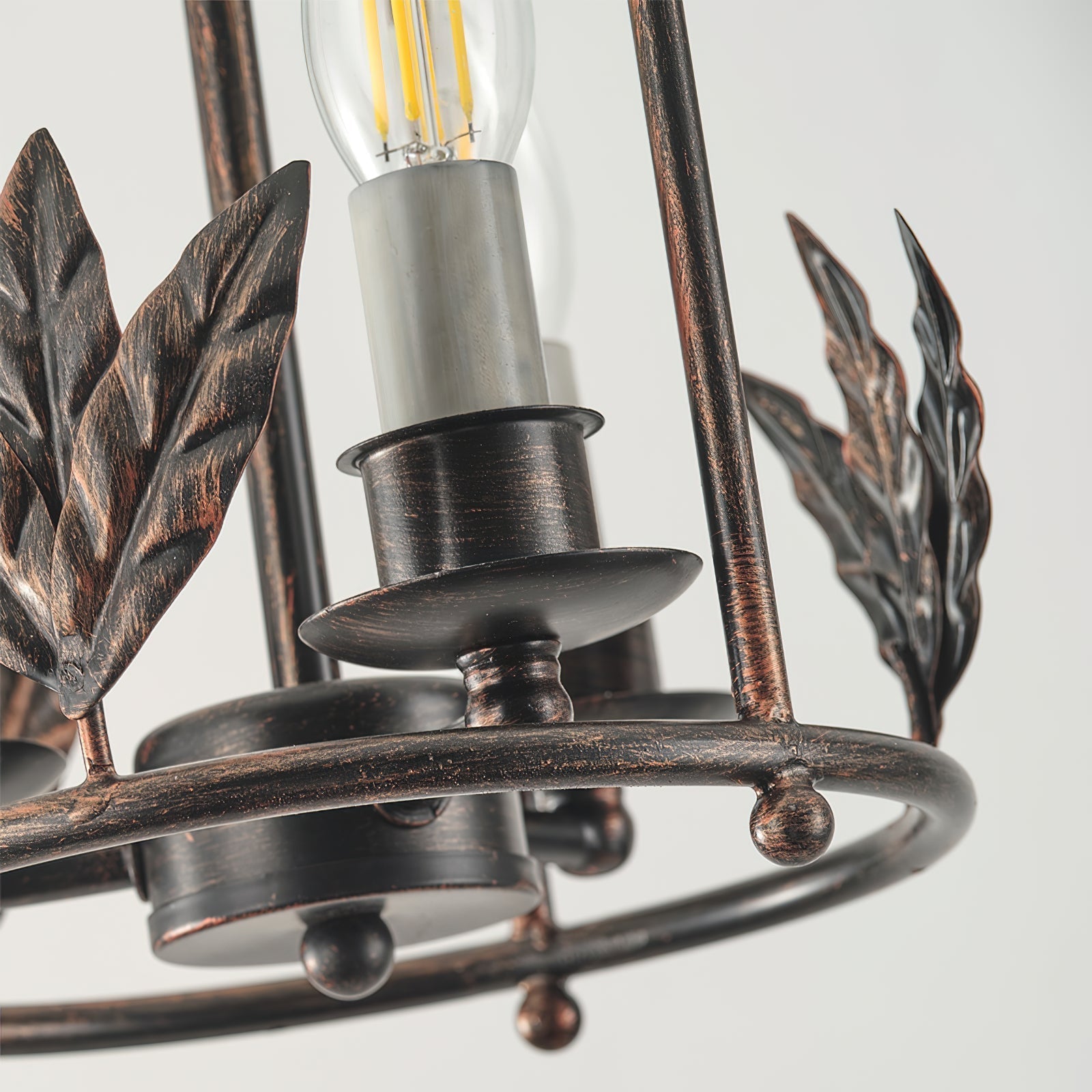 Lampada a sospensione industriale vintage Hylite in oro