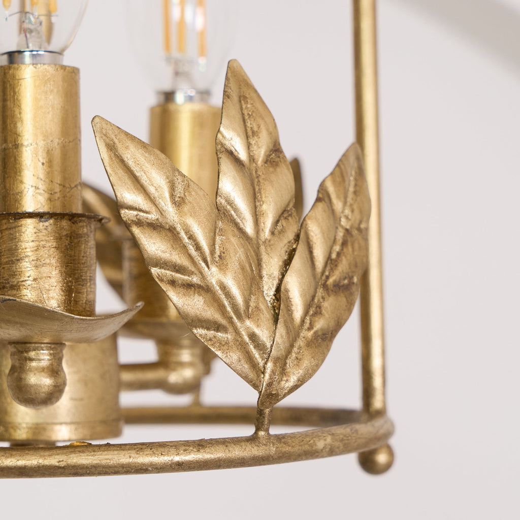 Lampada a sospensione industriale vintage Hylite in oro