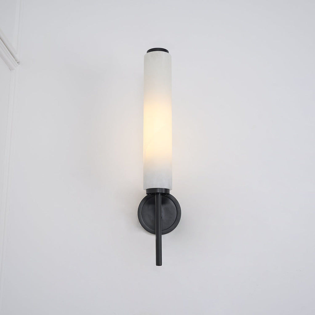 Lampada da Parete in Alabastro Art Deco Jern