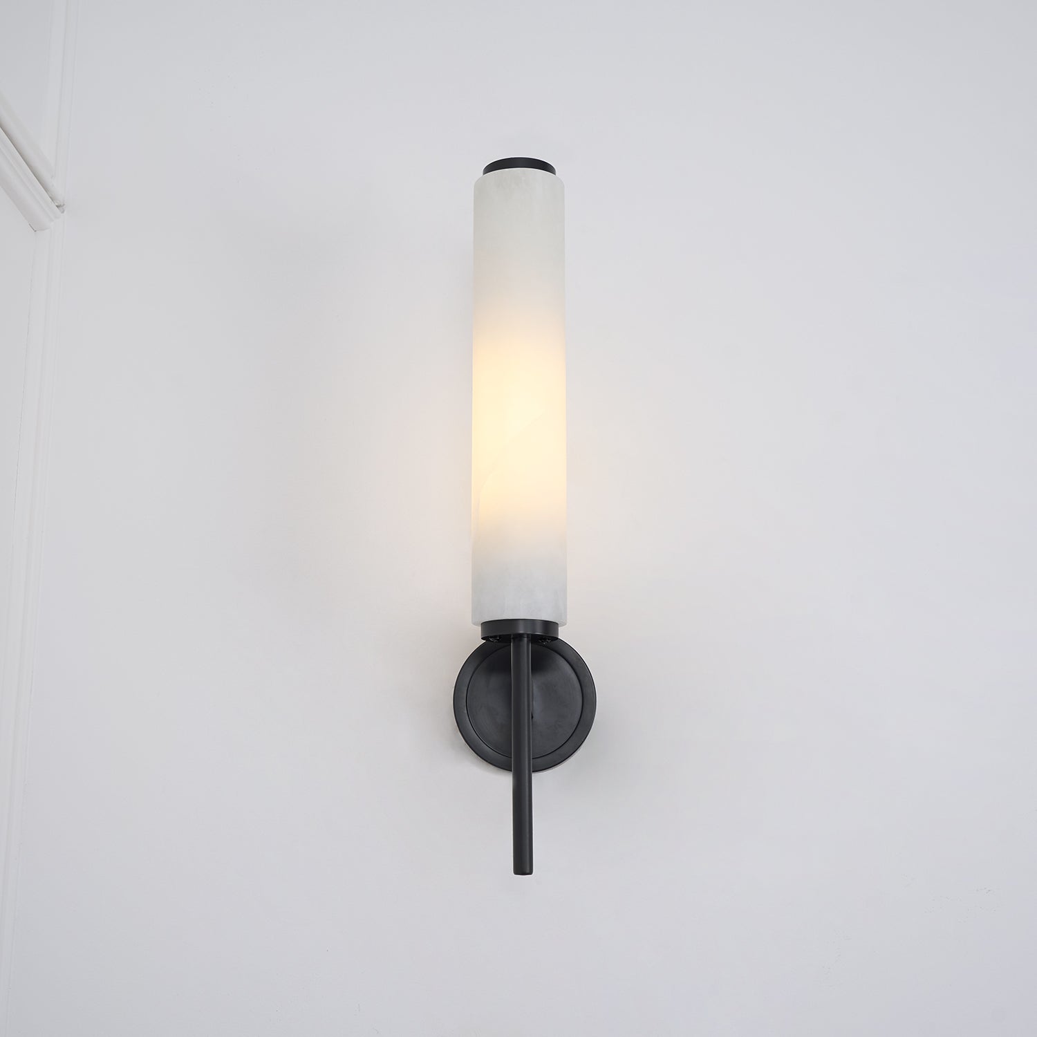 Lampada da Parete in Alabastro Art Deco Jern