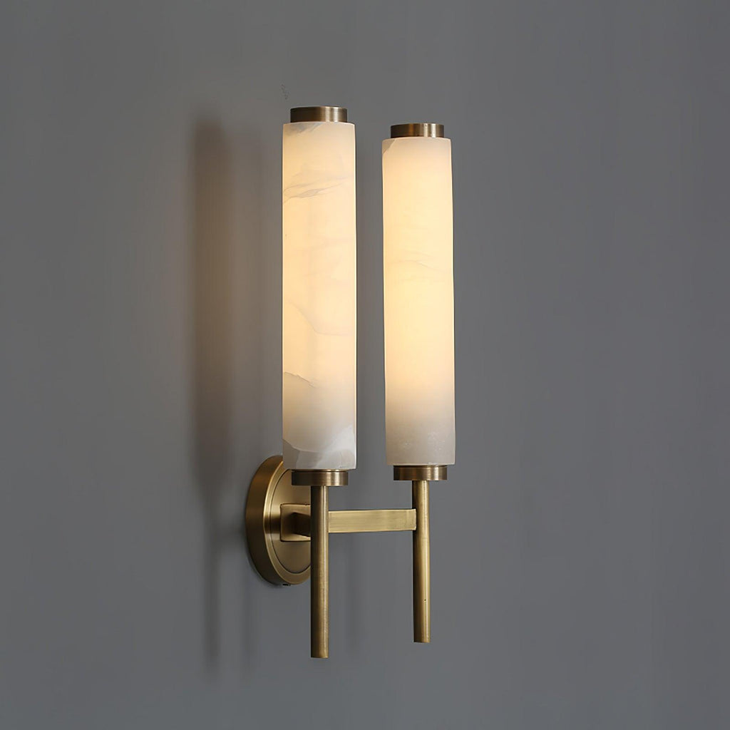 Lampada da Parete in Alabastro Art Deco Jern