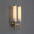Lampada da Parete in Alabastro Art Deco Jern